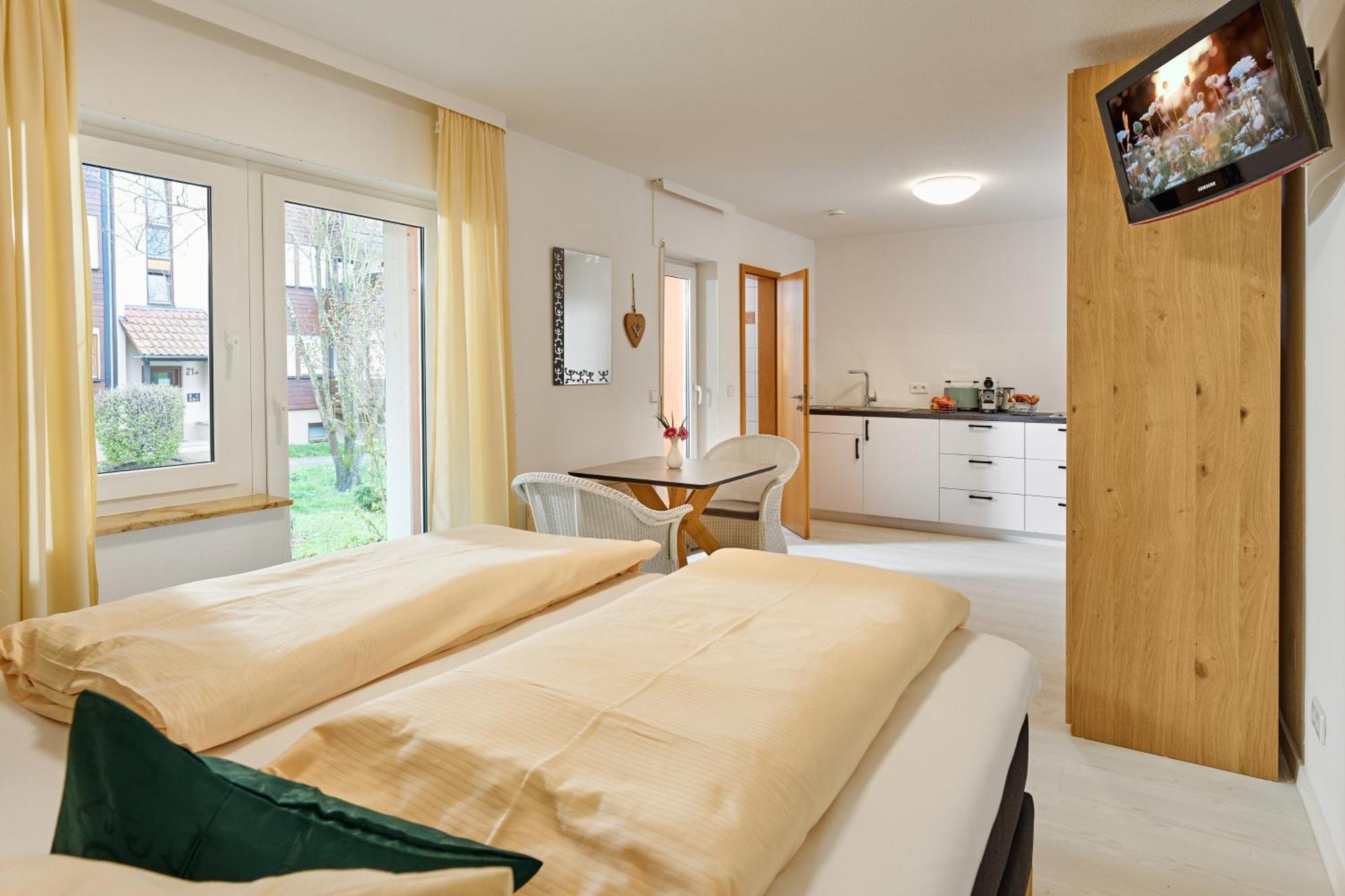 באד קרוצינגן Thermen Appartements Gabriela, Appartement 24 Qm מראה חיצוני תמונה